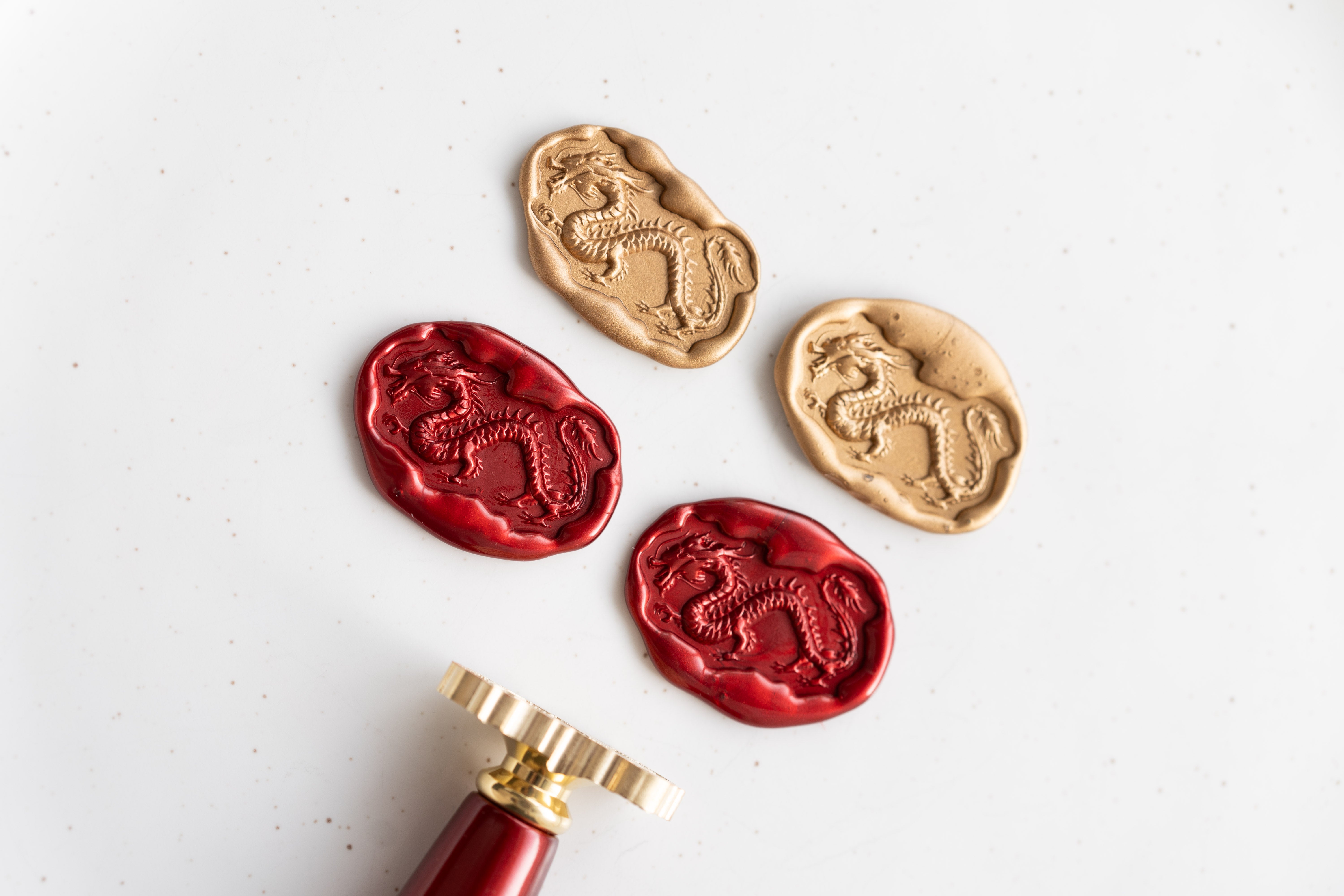Lunar New Year Wax Seal Starter Kit with Sealing Wax and Glue Gun – Written  Word Calligraphy and Design