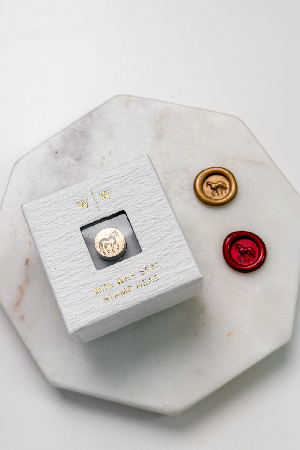 Horse 9mm Circle Mini Wax Seal Head