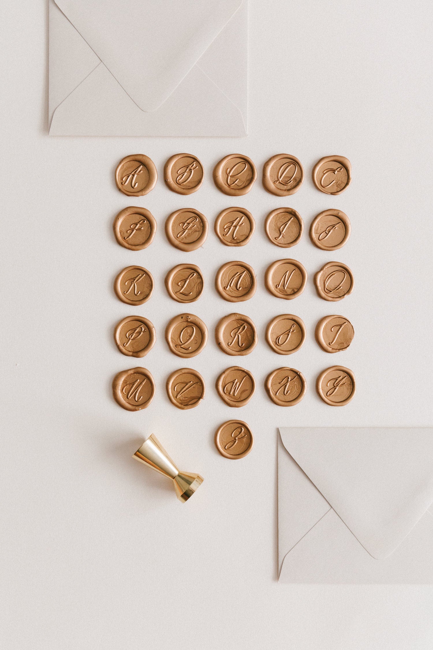 Brass Wax Seal Sets by WRITTEN WORD CALLIGRAPHY