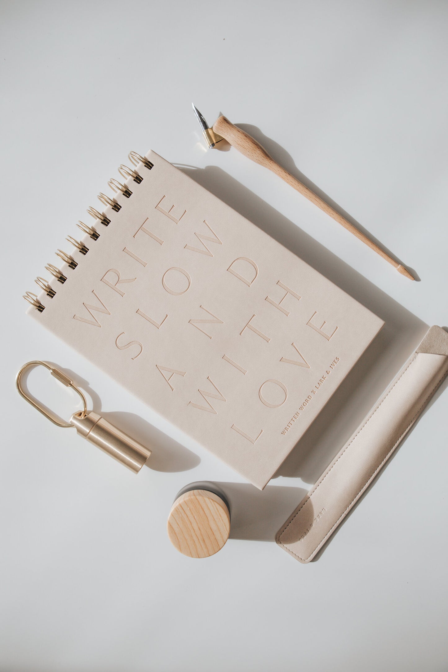 Written Word Calligraphy, Calligraphy Supplies, Notebook, Dot Notebook, Dot Grid Notebook, Vegan Leather Product