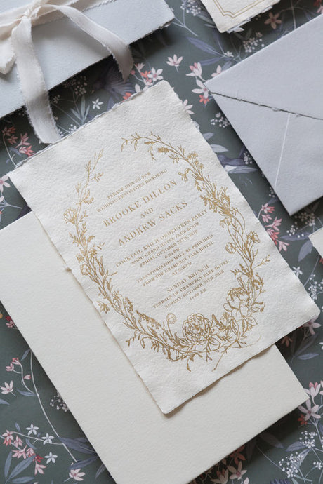 Lush Floral Wedding Invitations