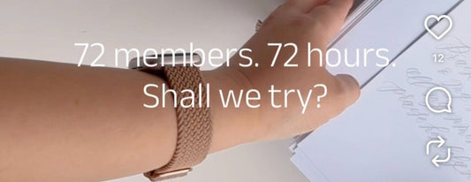 72 mailboxes. 72 hours. Shall we try? 💌