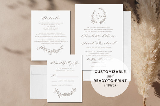 NEW! Digital Invitation Templates