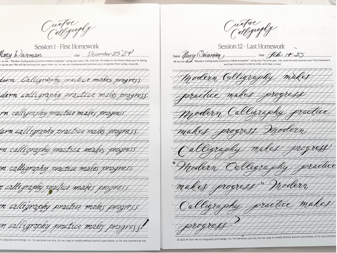 From shaky lines to confident strokes✨