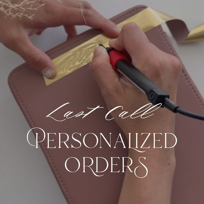 ⏳ Last Call for Personalized Orders (Before Shipping Changes)