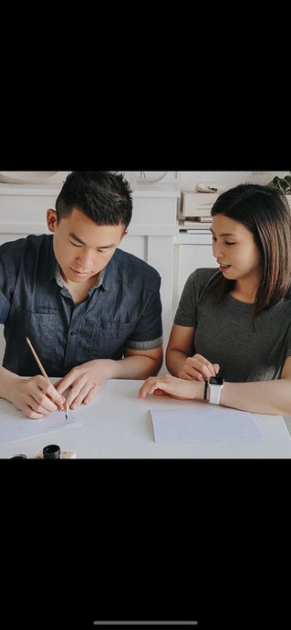 Hubby Tries Calligraphy for the First Time/Father’s Day Special