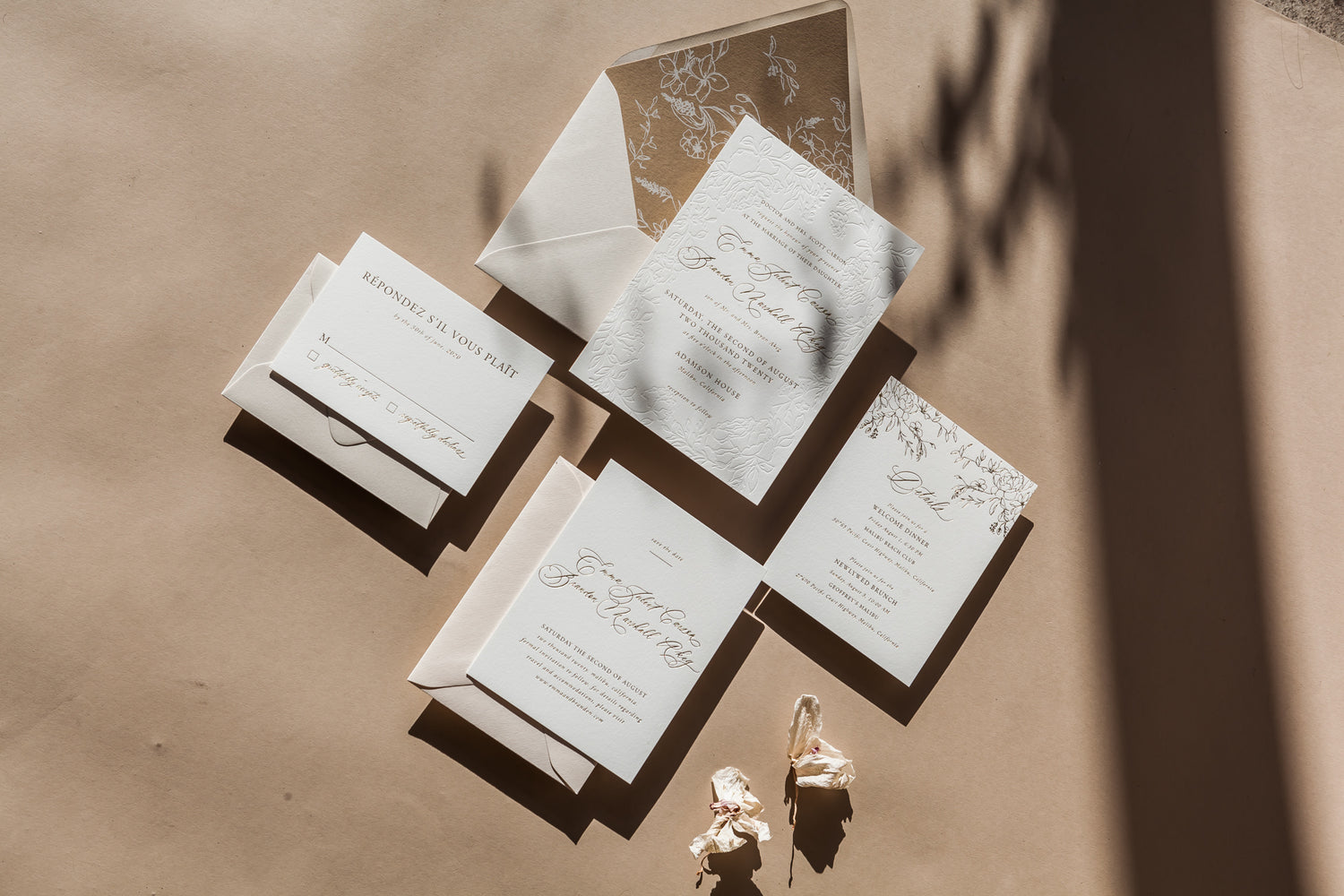 Semi-Custom Wedding Invitation Suite – Nuage