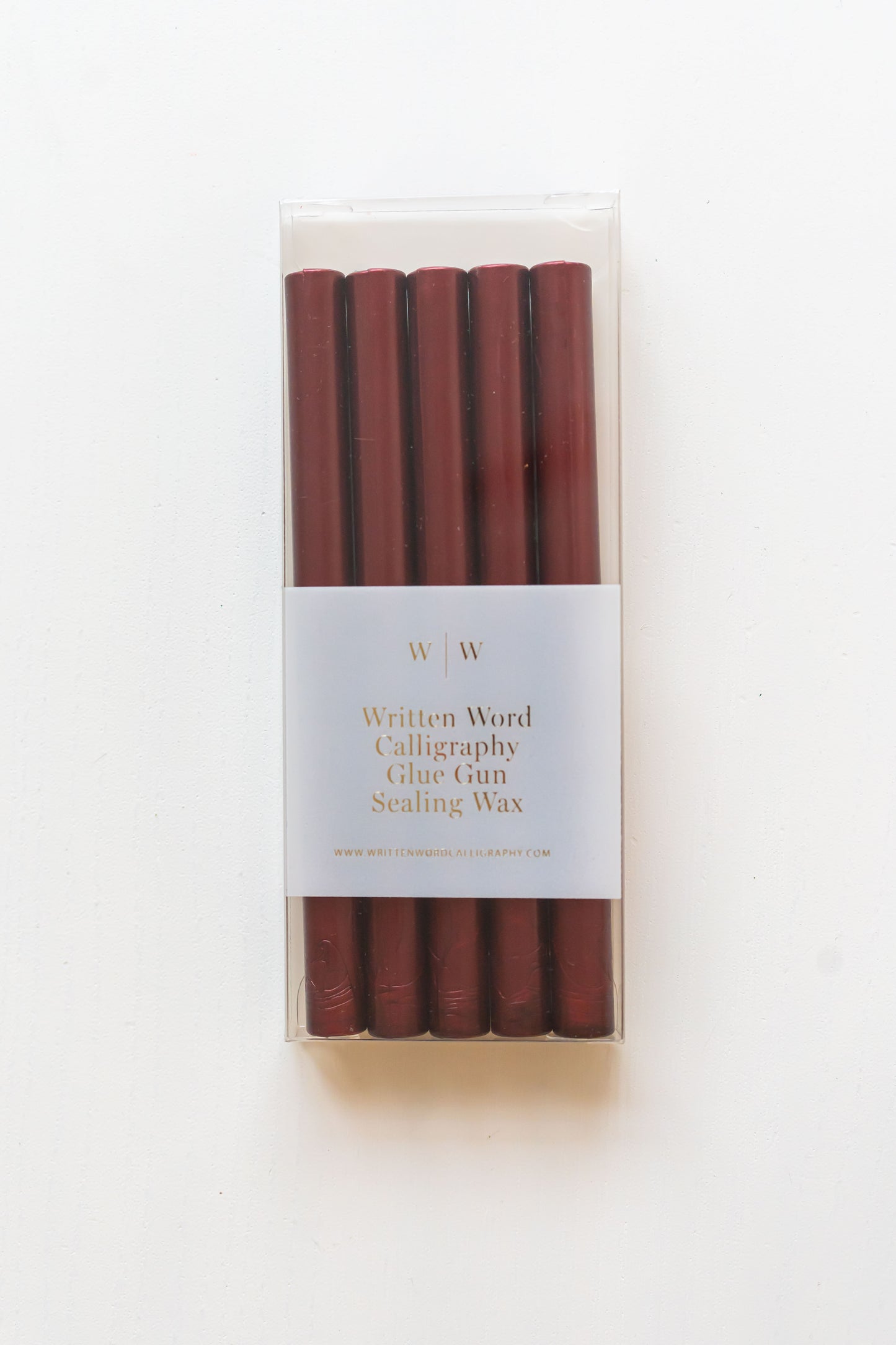 Crimson Glue Gun Sealing Wax (Box of 5 Sticks)