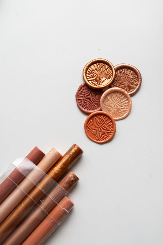 Golden Hour Sealing Wax (Box of 5 Sticks)