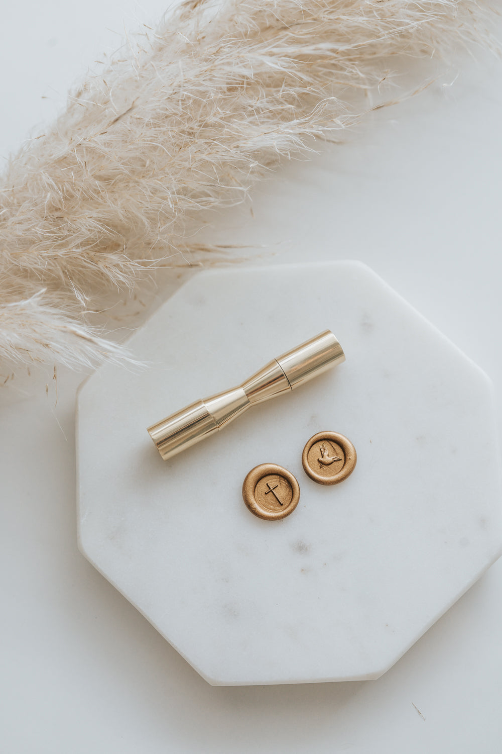 Cross and Dove Mini Wax Seal