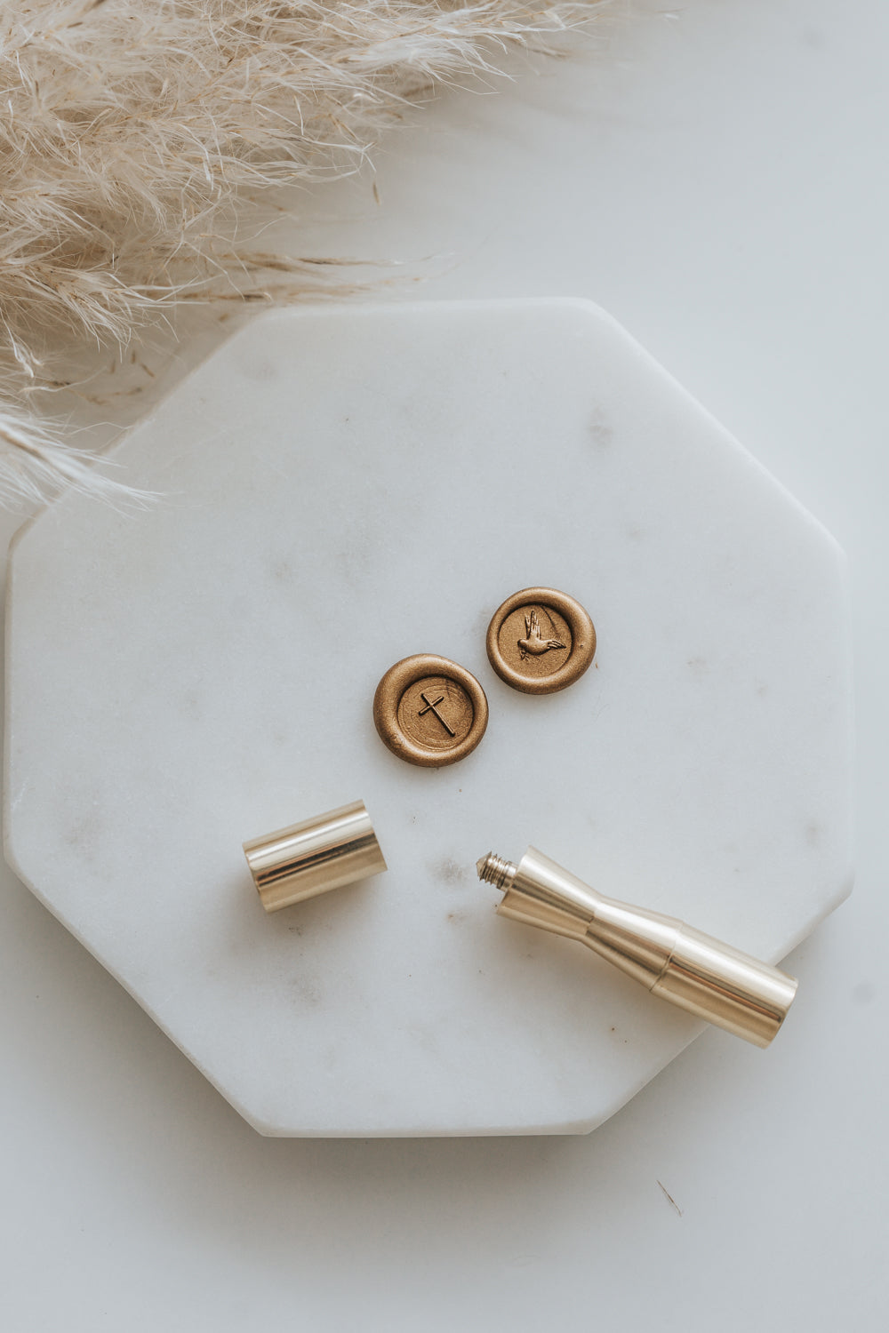 Cross and Dove Mini Wax Seal