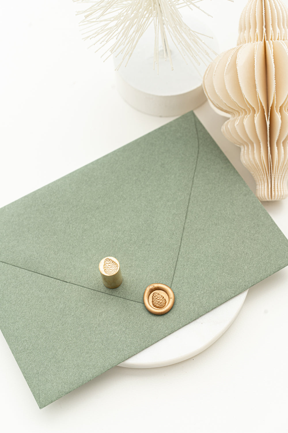 Pinecone 9mm Mini Wax Seal Head