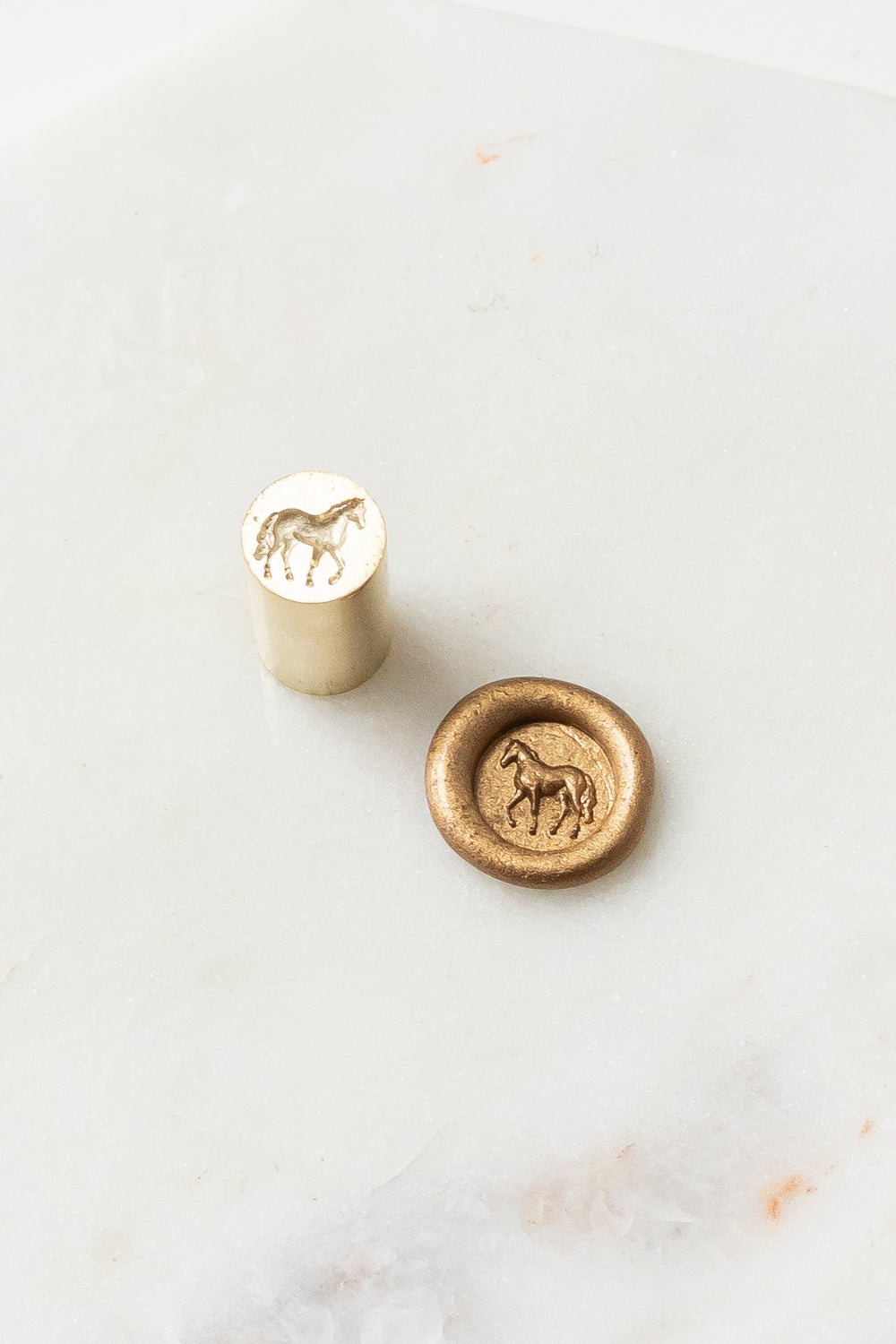 Horse 9mm Circle Mini Wax Seal Head