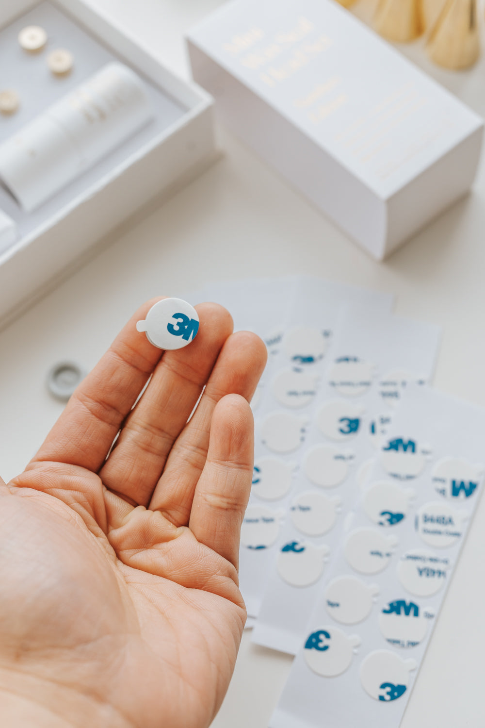Mini adhesive stickers for wax seals, peel and stick backing for easy envelope sealing and stationery use