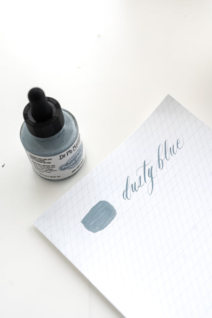 Dusty Blue Acrylic Calligraphy Ink