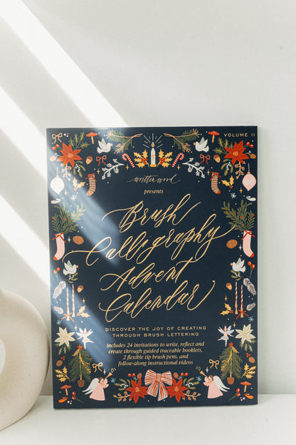 Brush Calligraphy Advent Calendar Volume II (Pre-Order, Shipping November 2026)
