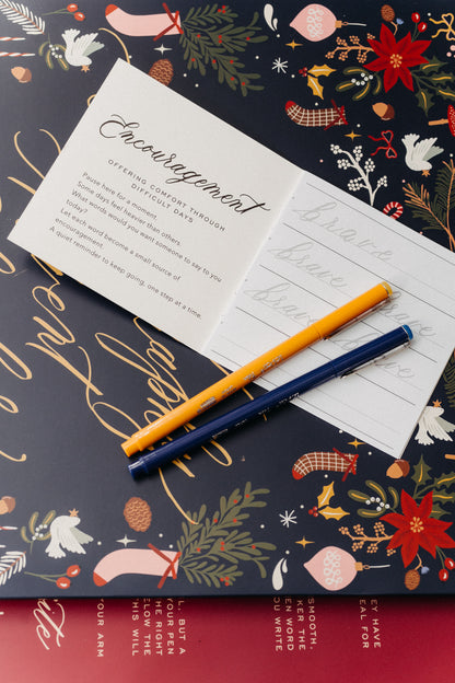 Brush Calligraphy Advent Calendar Bundle (Pre-Order, Shipping November 2026)