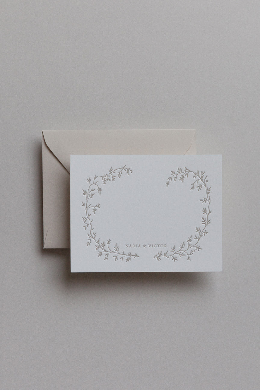 Serein Personalized Stationery