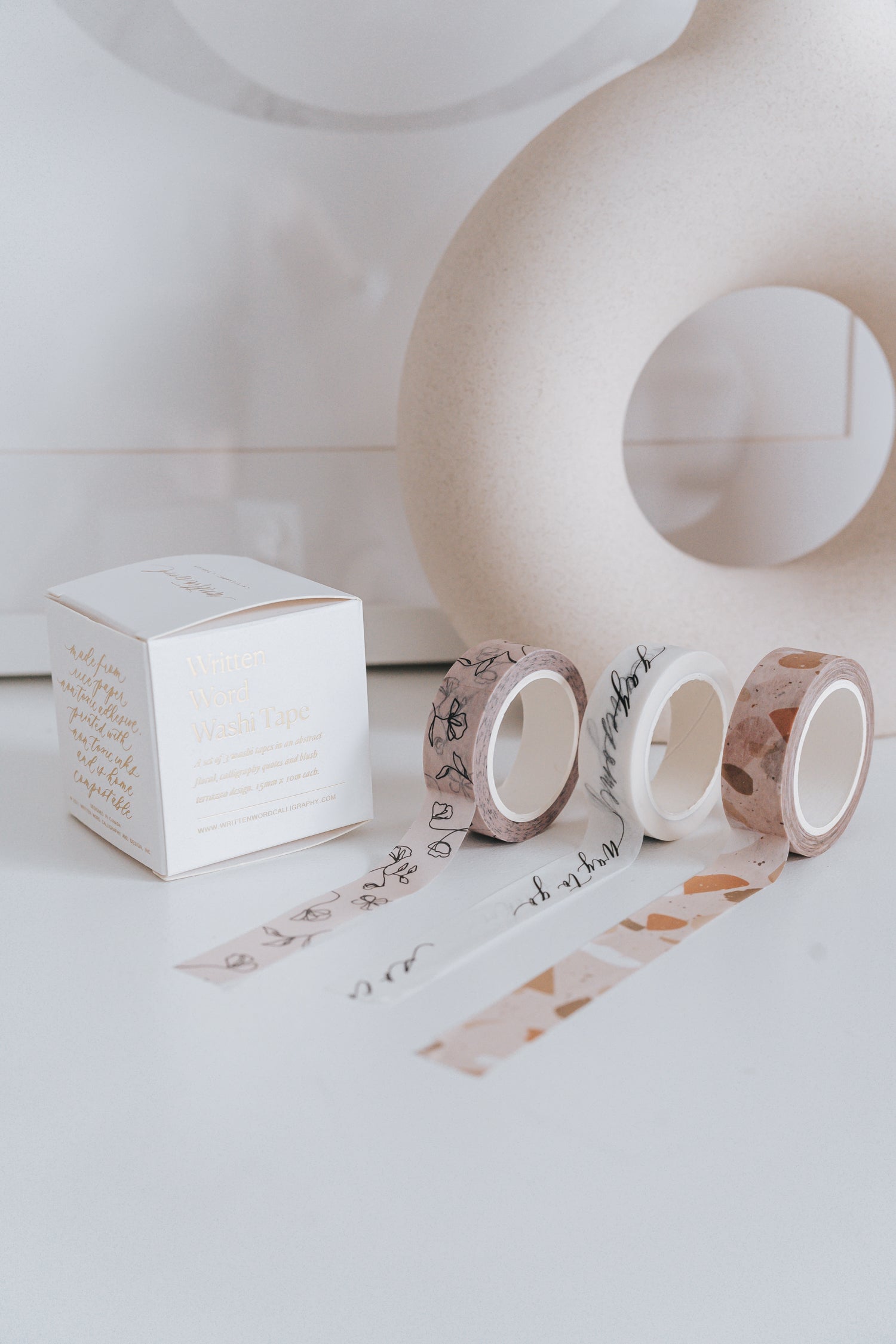 Washi Tape – Written Word Calligraphy and Design