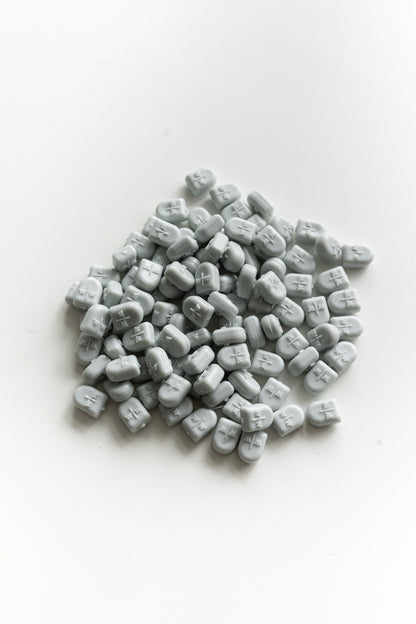 Pale Gray Wax Beads for Wax Seals