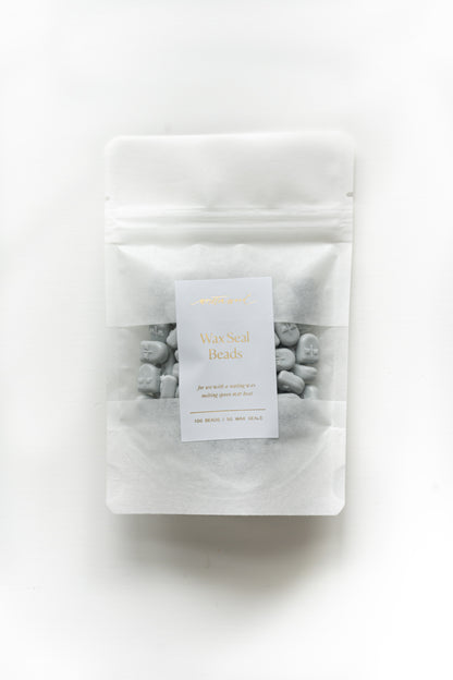 Pale Gray Wax Beads for Wax Seals