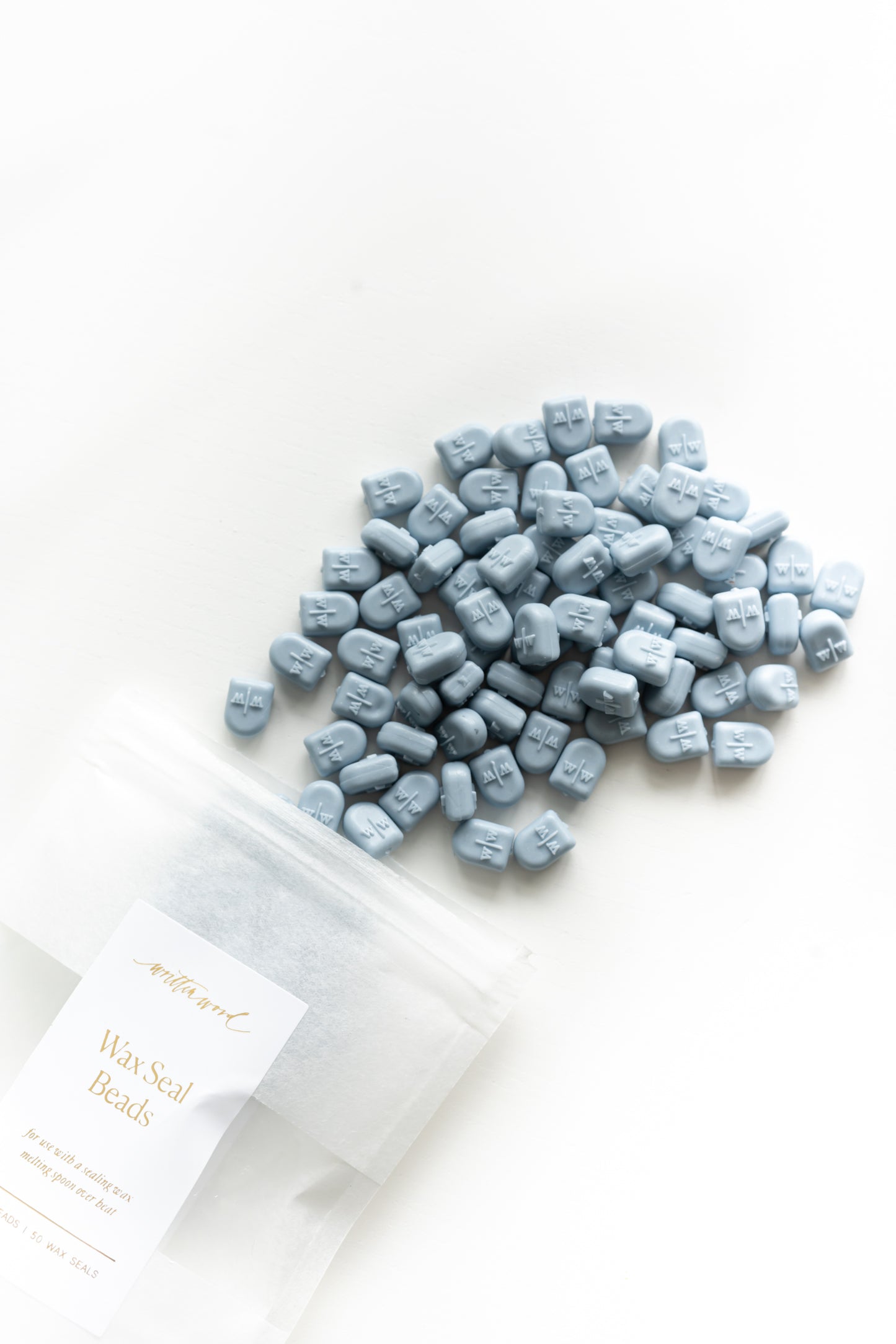 Dusty Blue Wax Beads for Wax Seals