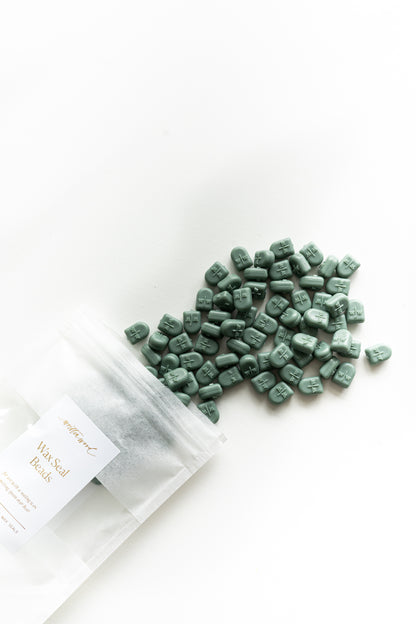 Forest Green Wax Beads for Wax Seals