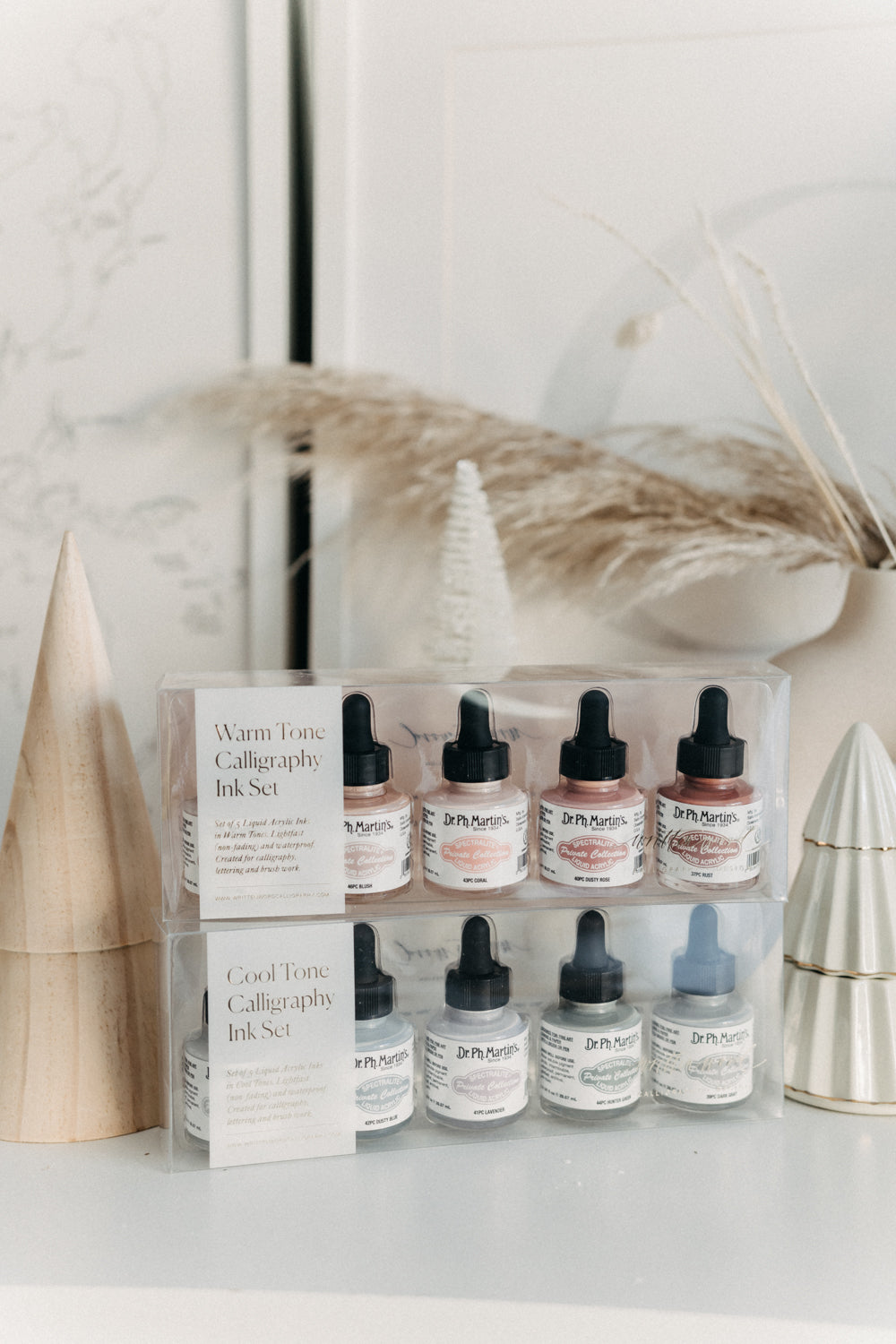 Muted Calligraphy Inks - Blush, Taupe, Coral, Dusty Rose, Rust, Pale Gray,  Lavender, Dusty Blue, Hunter Green, Dark Gray – Written Word Calligraphy  and Design