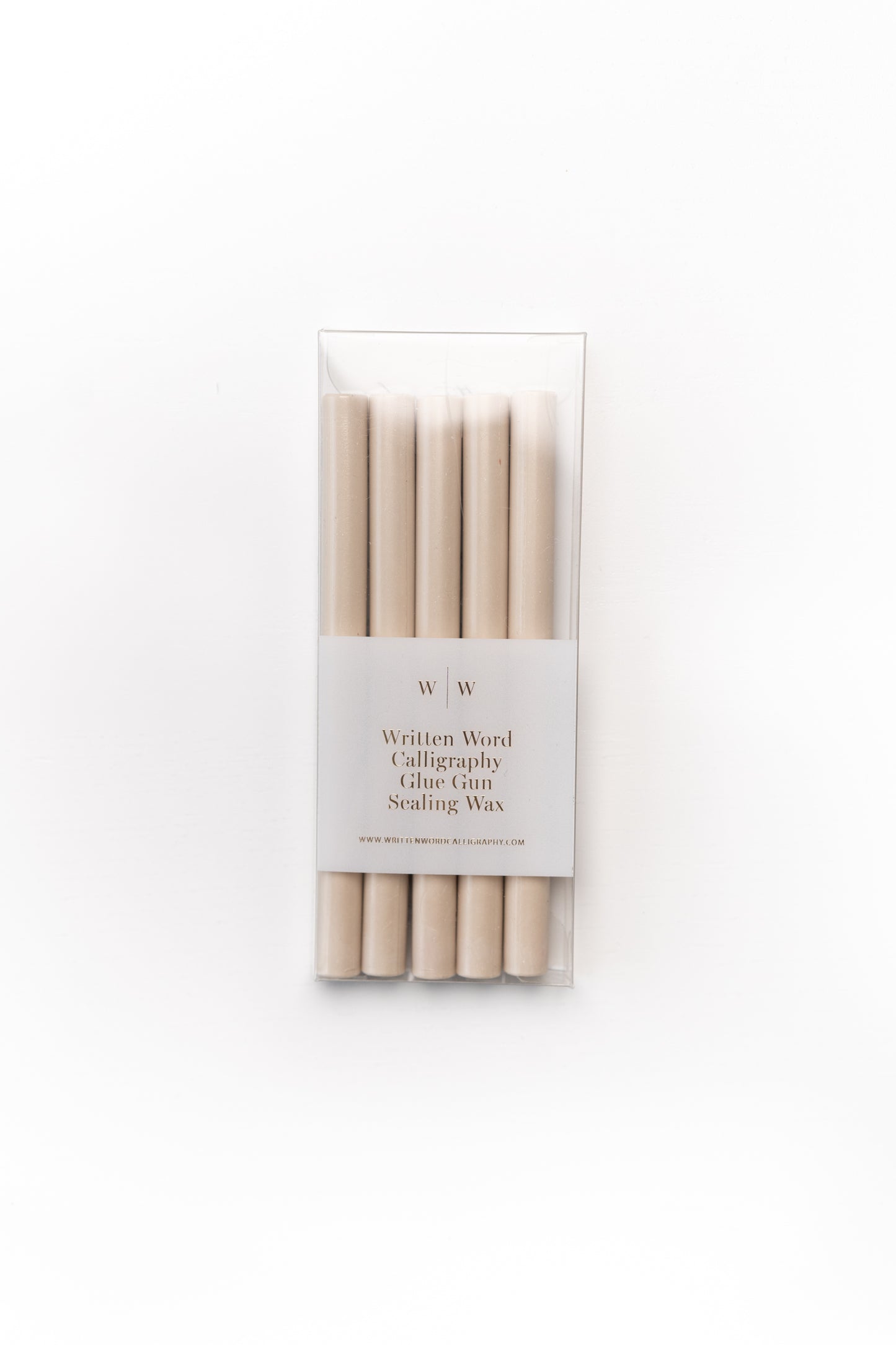 Beige Glue Gun Sealing Wax (Box of 5 Sticks)