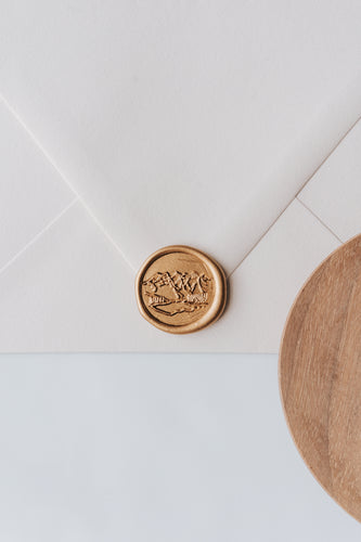Sunrise Wax Seal – Written Word Calligraphy and Design