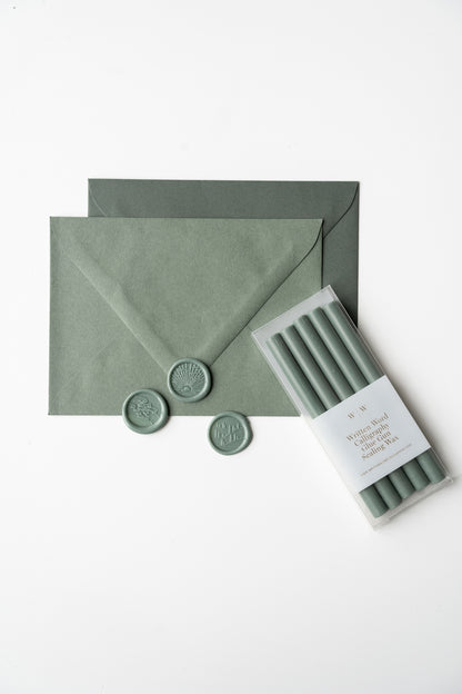 Forest Green Glue Gun Sealing Wax (Box of 5 Sticks)