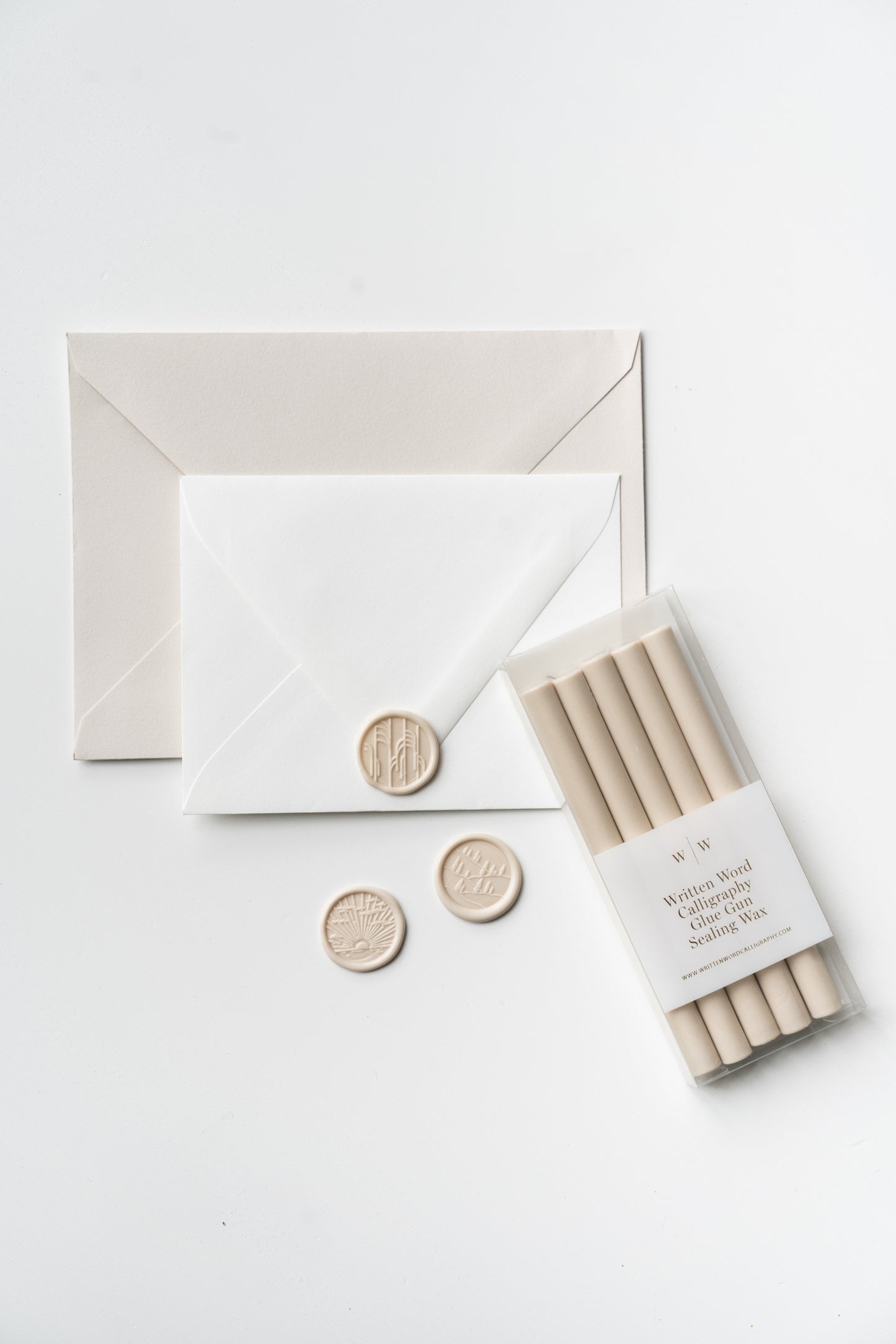 Beige Glue Gun Sealing Wax (Box of 5 Sticks)