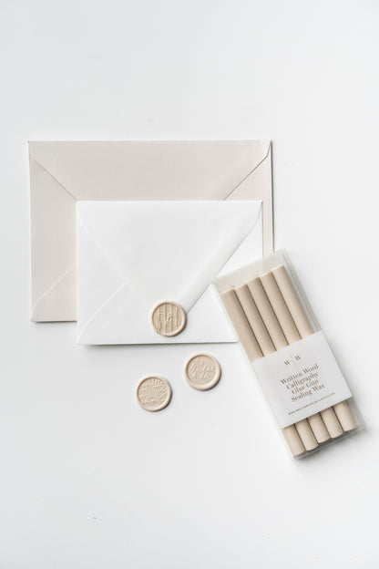 Beige Glue Gun Sealing Wax (Box of 5 Sticks)