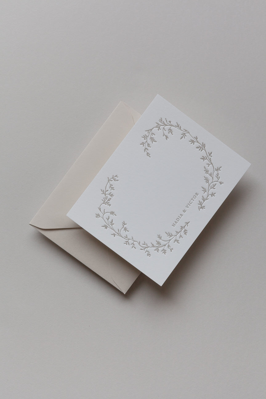 Serein Personalized Stationery