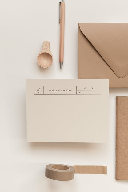 Voyageur Personalized Stationery