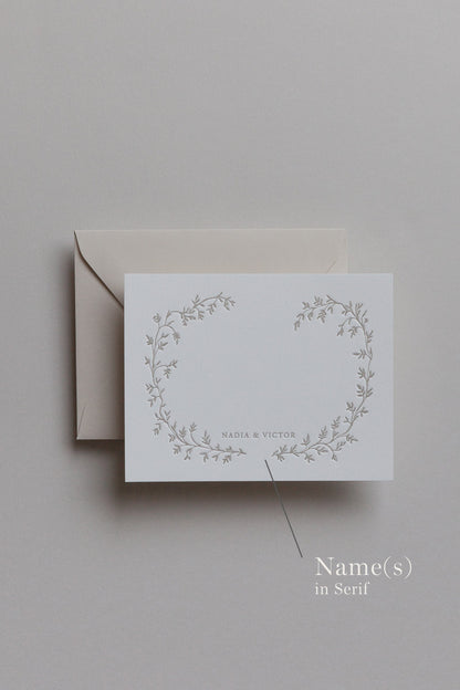 Serein Personalized Stationery