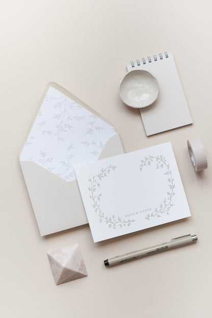 Serein Personalized Stationery