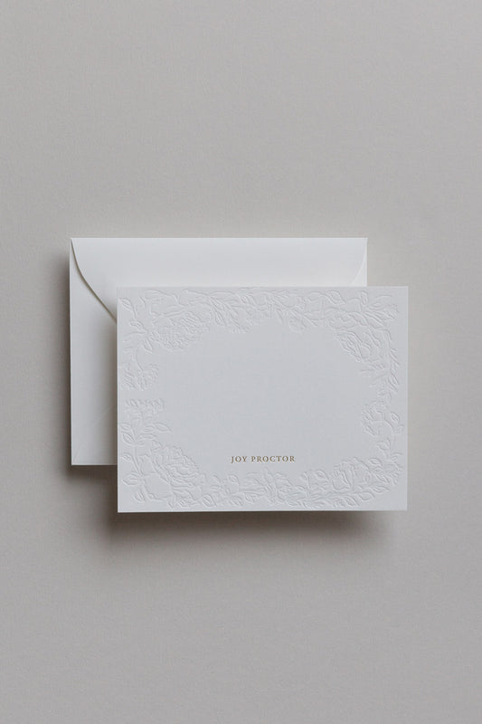 Blanc Personalized Stationery