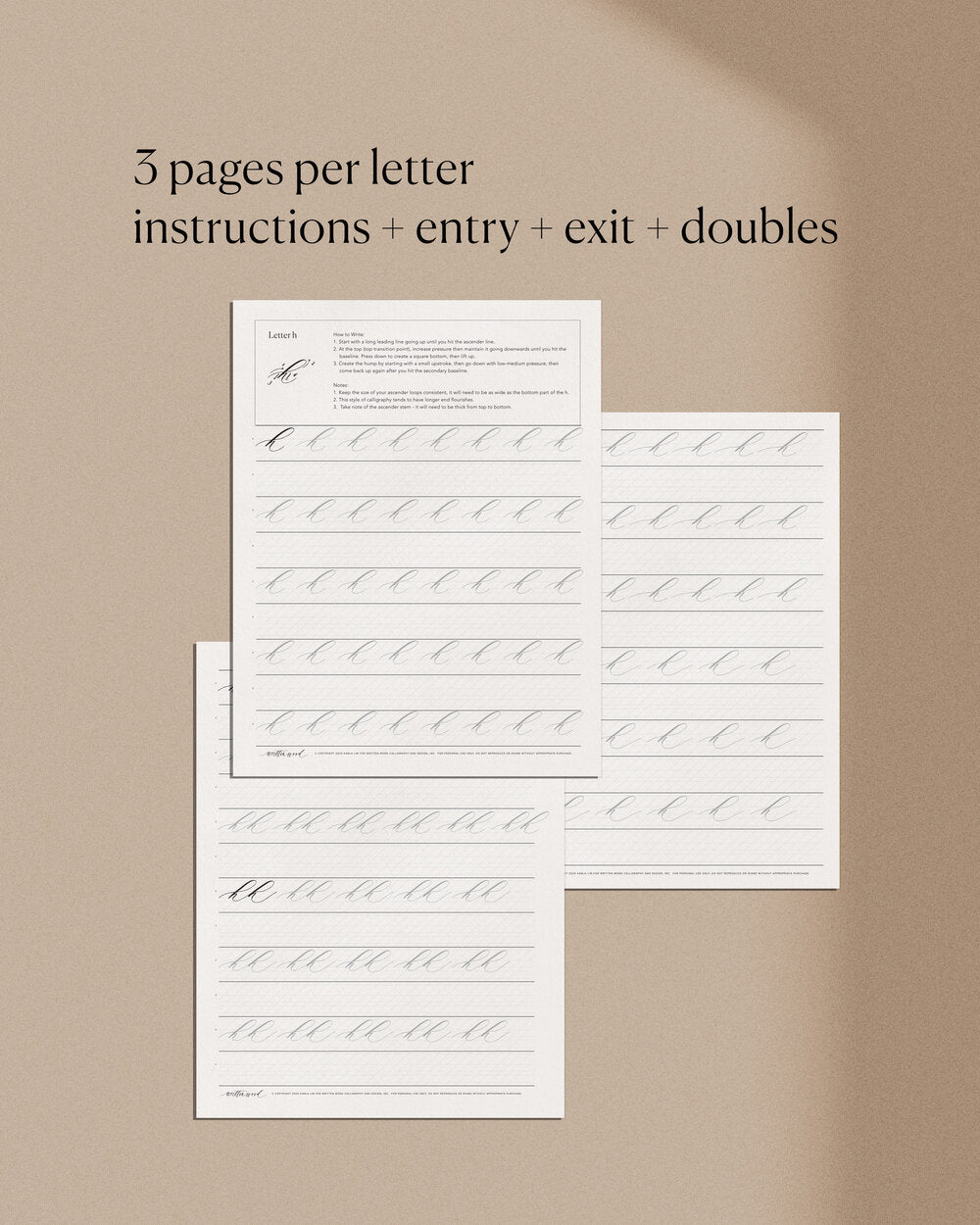 Lowercase Digital Worksheets - Gossamer