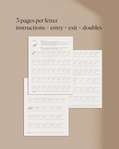 Lowercase Digital Worksheets - Gossamer