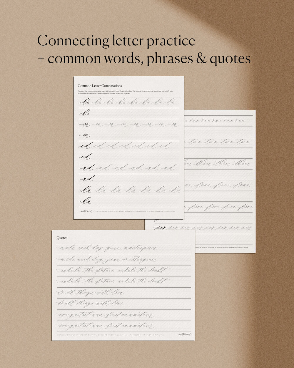 Lowercase Digital Worksheets - Gossamer