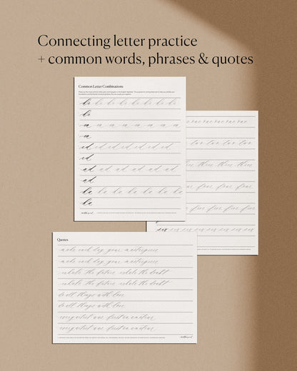 Lowercase Digital Worksheets - Gossamer