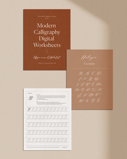 Uppercase Digital Worksheets - Halcyon