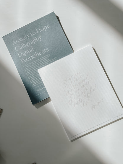 Anxiety to Hope Digital Worksheets