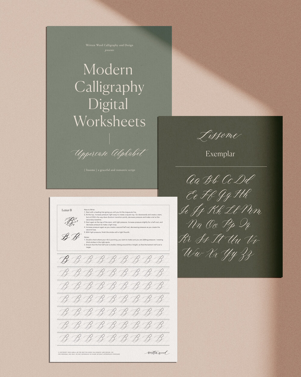 Uppercase Digital Worksheets - Lissome