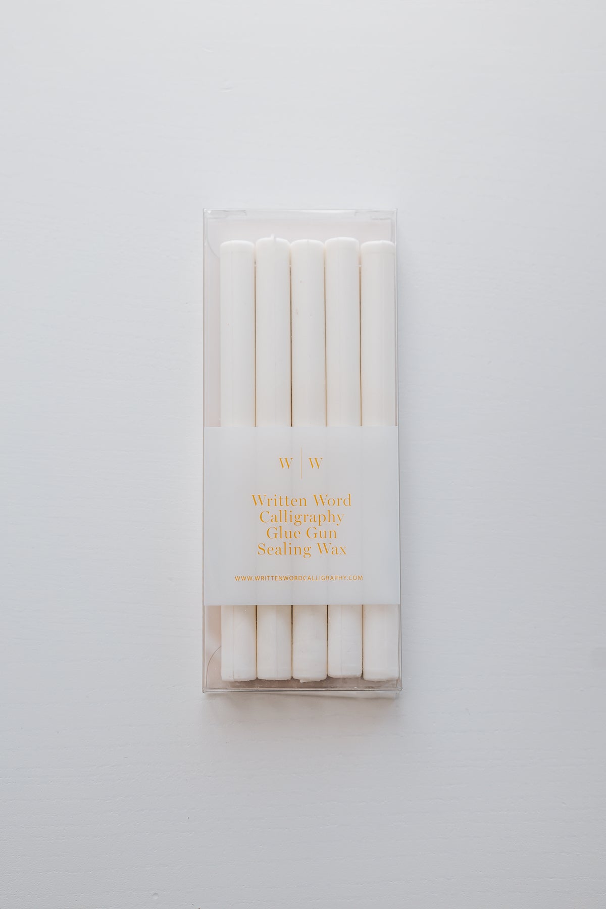 White Glue Gun Sealing Wax (Box of 5 Sticks)