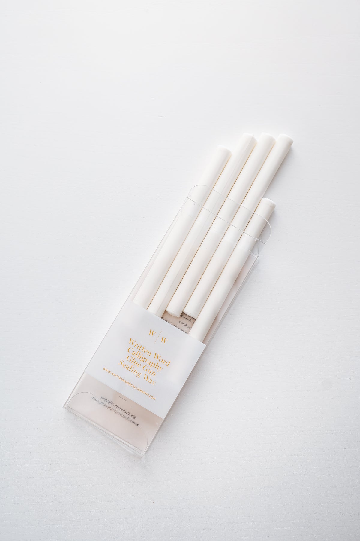 White Glue Gun Sealing Wax (Box of 5 Sticks)