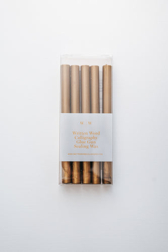 Beige Glue Gun Sealing Wax (Box of 5 Sticks) – Written Word Calligraphy and  Design
