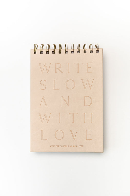 Written Word Calligraphy, Calligraphy Supplies, Notebook, Dot Notebook, Dot Grid Notebook, Vegan Leather Product