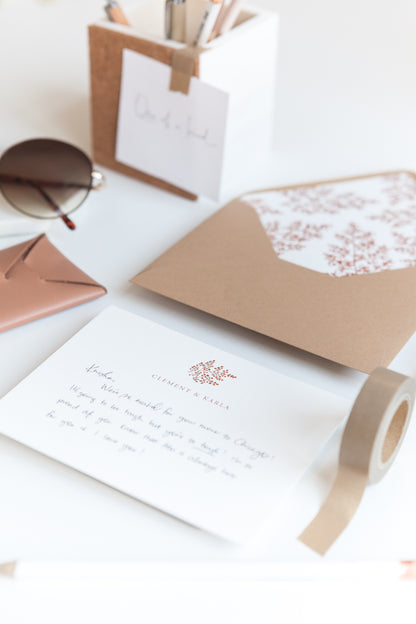 Maidenhair Fern Envelope Liner